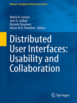 cover image of Distributed User Interfaces